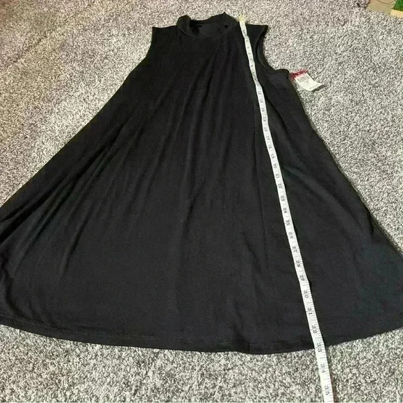 Joe Boxer Black Loose Fitting Mock Neck Tank Dress Size M -NWT - Picture 6 of 6
